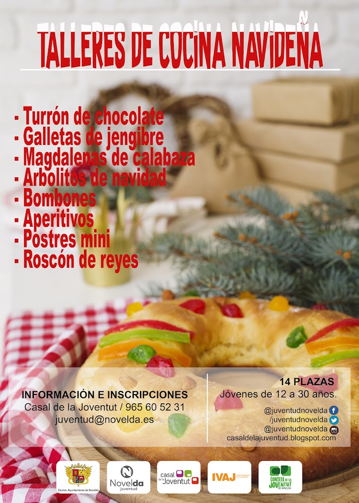 TALLERES DE COCINA NAVIDEÑA